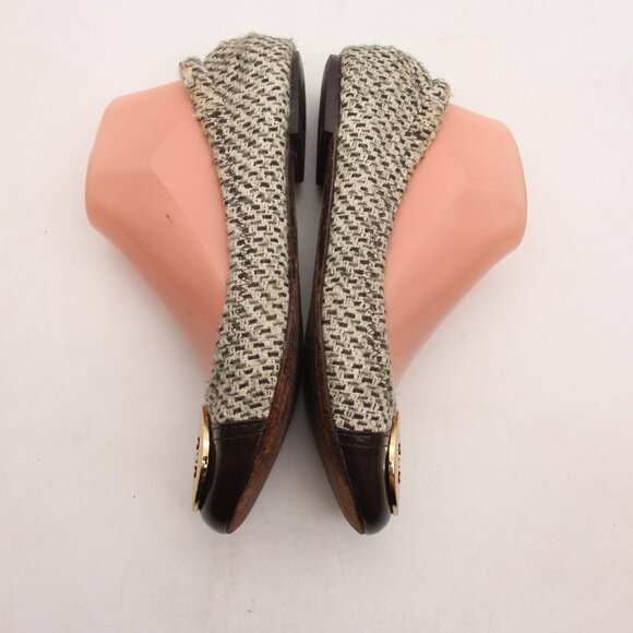 Tory Burch Serena Women's Size US 7 M Tweed Slip On Flat Ballet Shoes - Picture 8 of 11